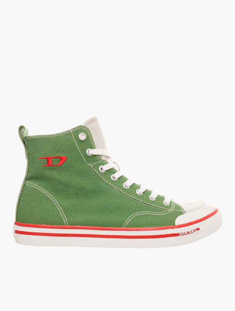MyRunway | Shop Diesel Green Athos high top sneakers for Men from